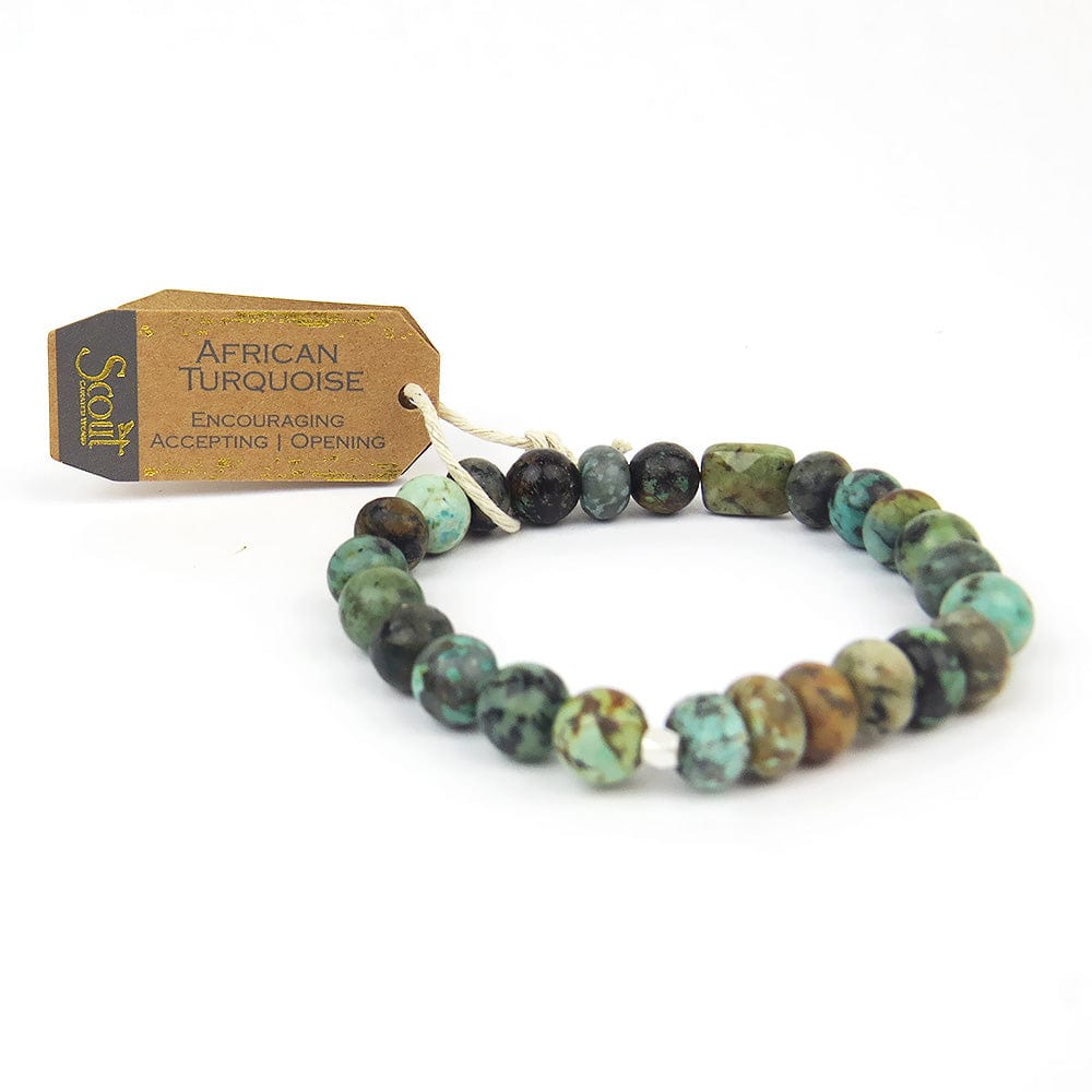 
                  
                    BRC Scout African Turquoise Stone Stacking Bracelet
                  
                