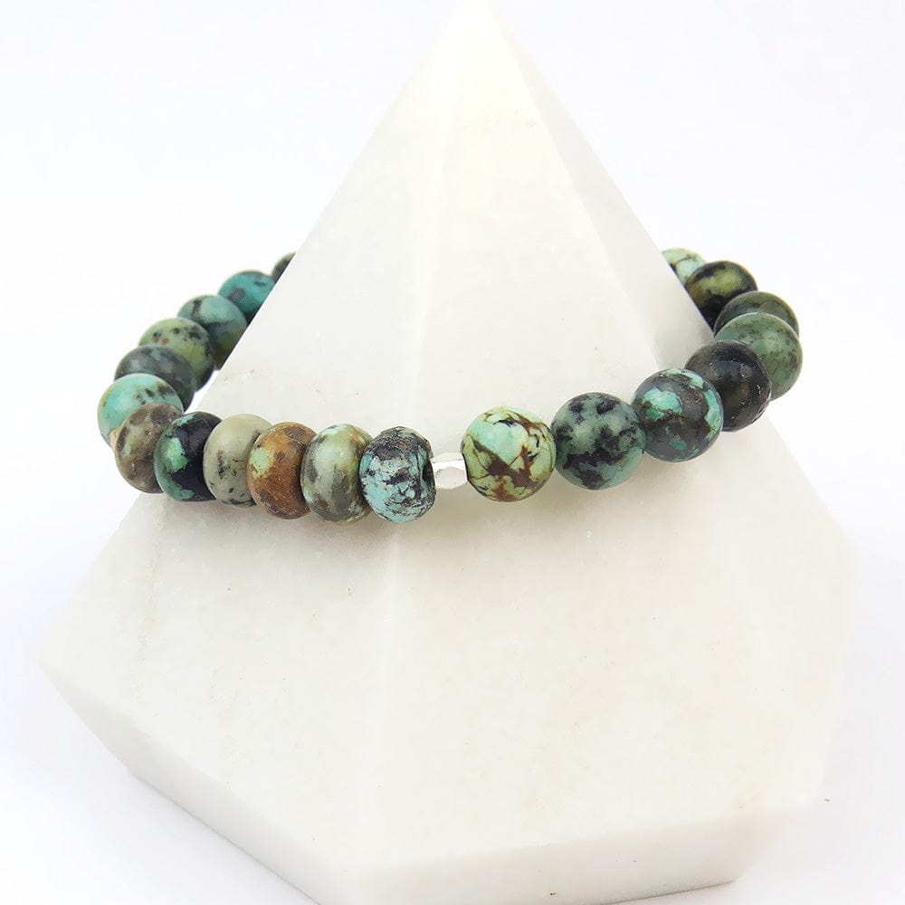 
                  
                    BRC Scout African Turquoise Stone Stacking Bracelet
                  
                