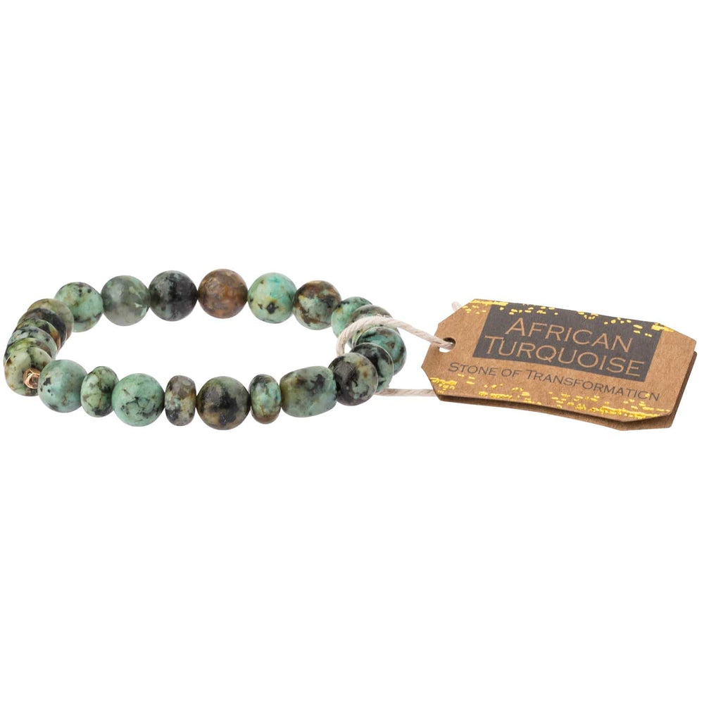 
                  
                    BRC Scout African Turquoise Stone Stacking Bracelet
                  
                