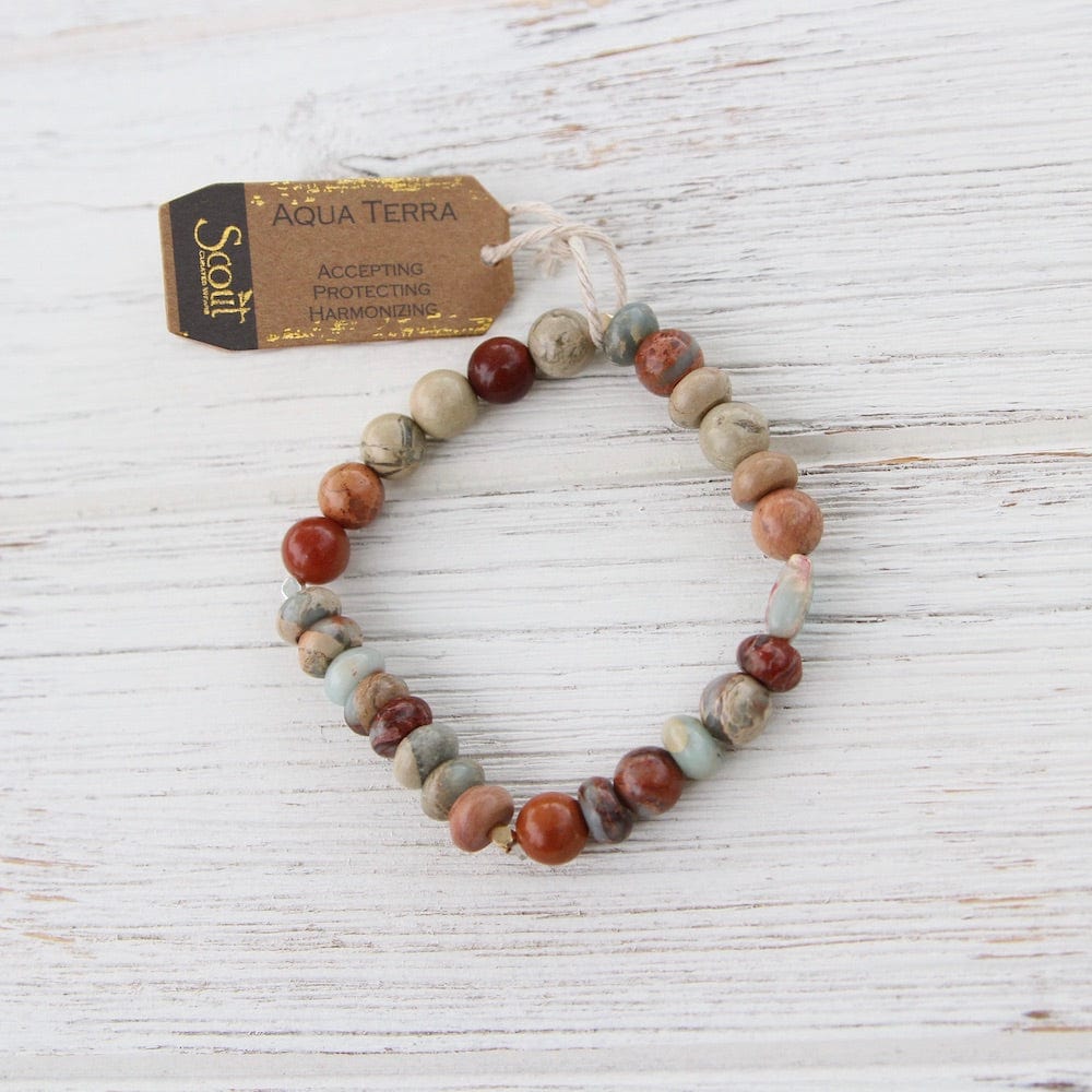 
                      
                        BRC Scout Aqua Terra Stone Stacking Bracelet
                      
                    