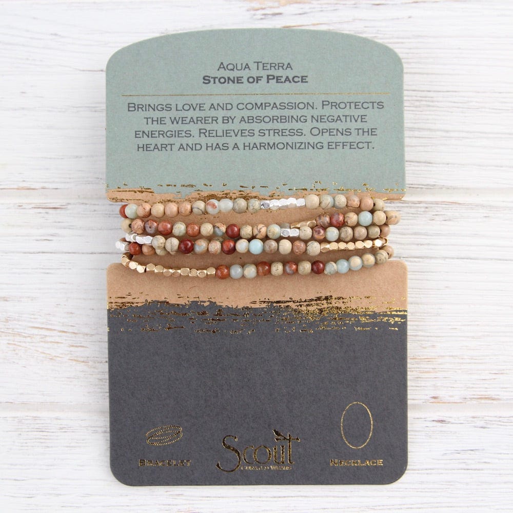 
                      
                        BRC Scout Aqua Terra Wrap Bracelet & Necklace
                      
                    