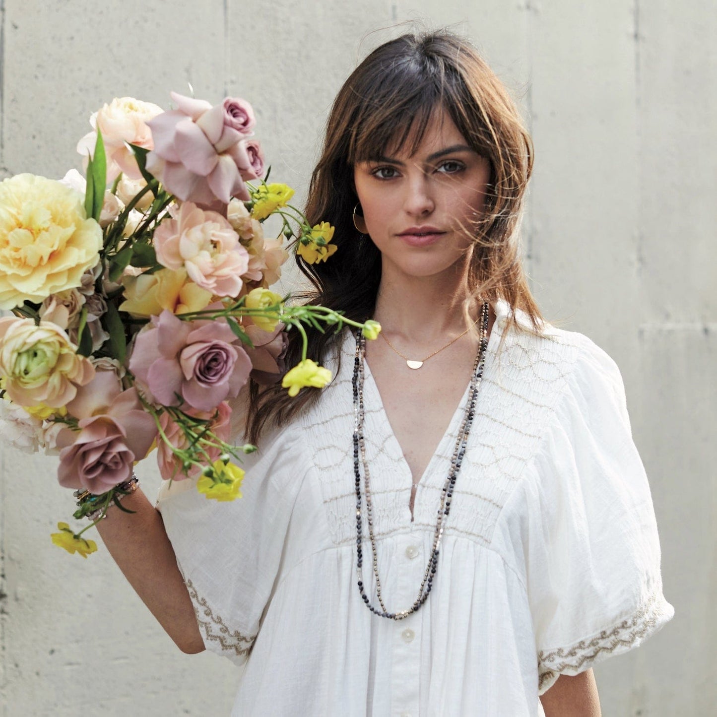 BRC Scout Black Network Agate Wrap Bracelet & Necklace