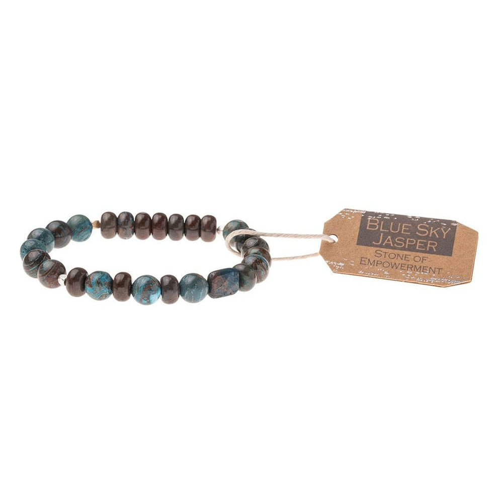 
                      
                        BRC Scout Blue Sky Jasper Stone Stacking Bracelet
                      
                    