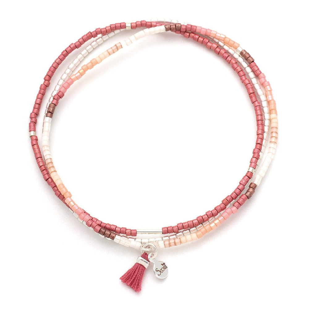 BRC Scout Chromacolor Miyuki Bracelet Trio - Blush Muli/Silver