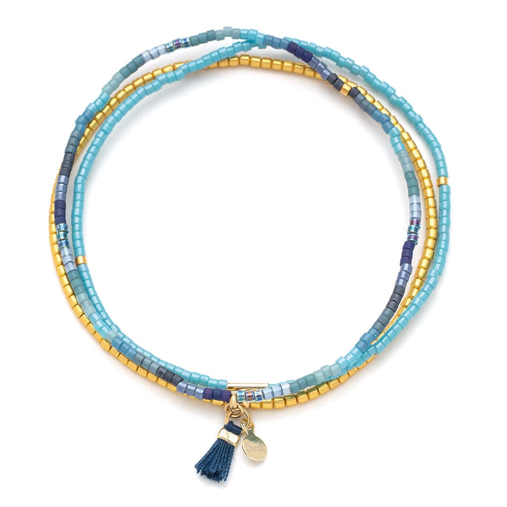 Scout Chromacolor Miyuki Bracelet Trio - Cobalt Multi/Gold – Dandelion  Jewelry