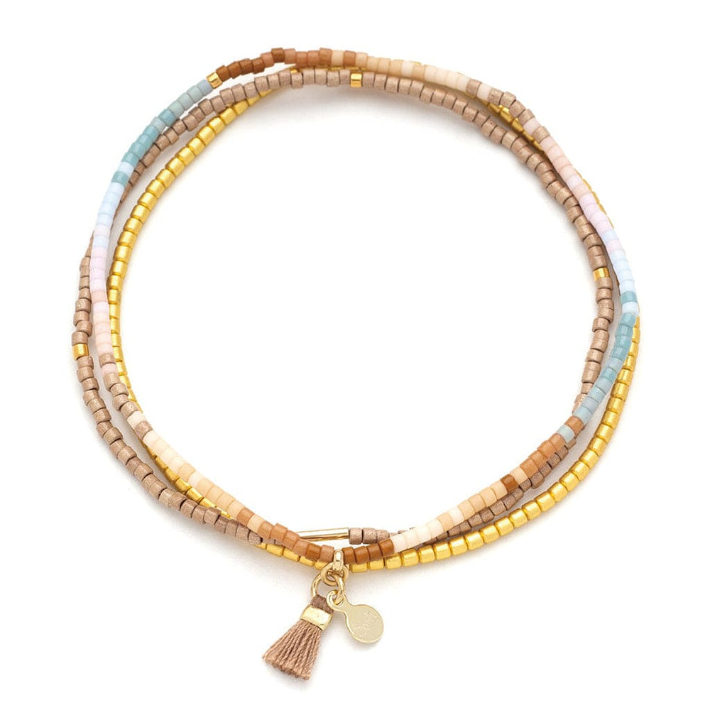 BRC Scout Chromacolor Miyuki Bracelet Trio - Desert Multi/Gold