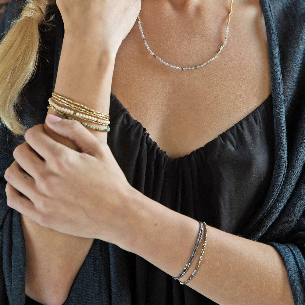 
                  
                    BRC Scout Delicate Blue Howlite Wrap Bracelet and Necklace
                  
                