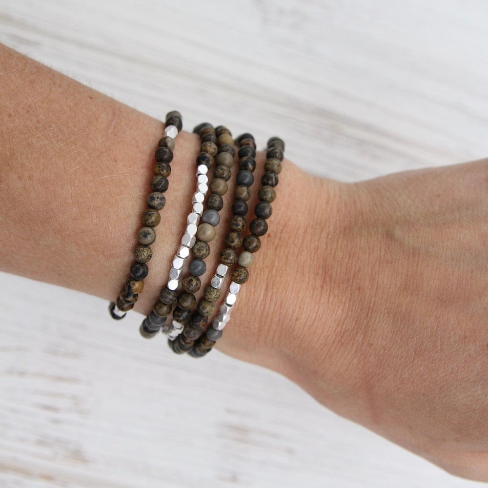 BRC Scout Desert Jasper Wrap Bracelet & Necklace