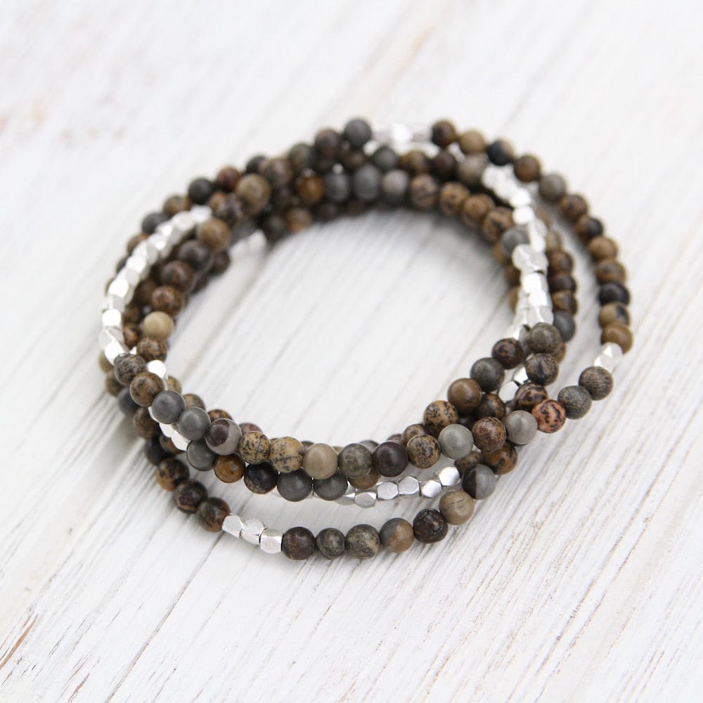 
                      
                        BRC Scout Desert Jasper Wrap Bracelet & Necklace
                      
                    