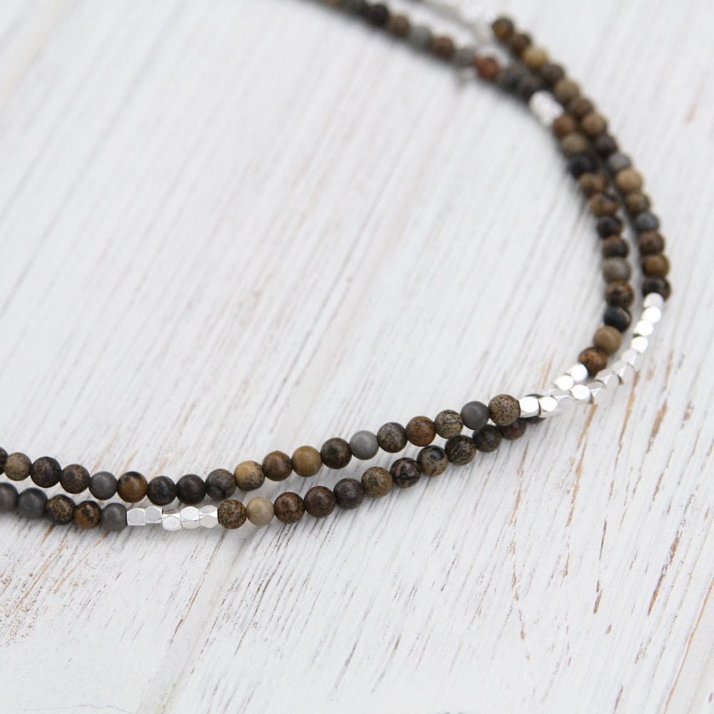 
                      
                        BRC Scout Desert Jasper Wrap Bracelet & Necklace
                      
                    