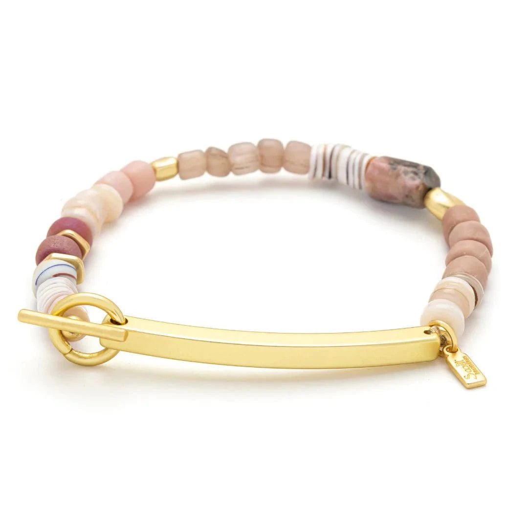 BRC Scout Hidden Message Bracelet - Loved/Rhodochrosit