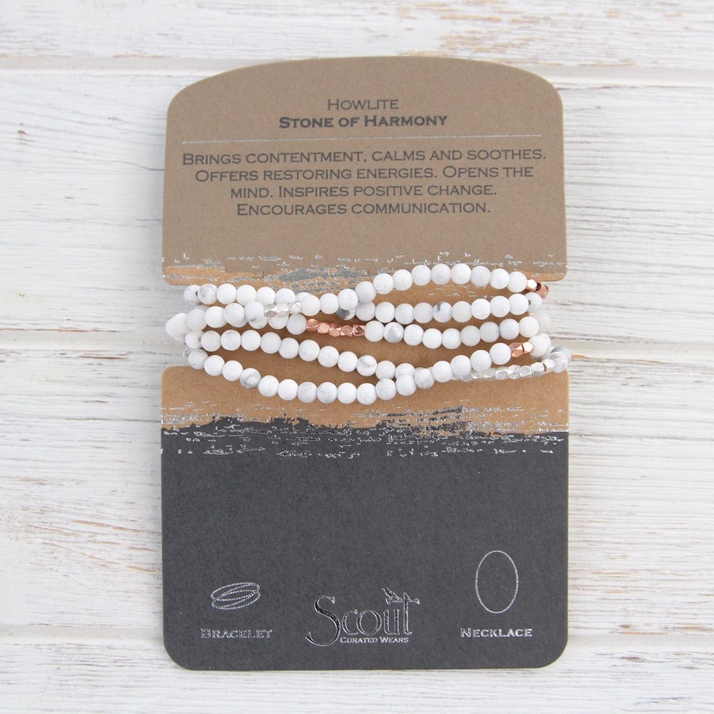 
                      
                        BRC Scout Howlite Wrap Bracelet & Necklace
                      
                    