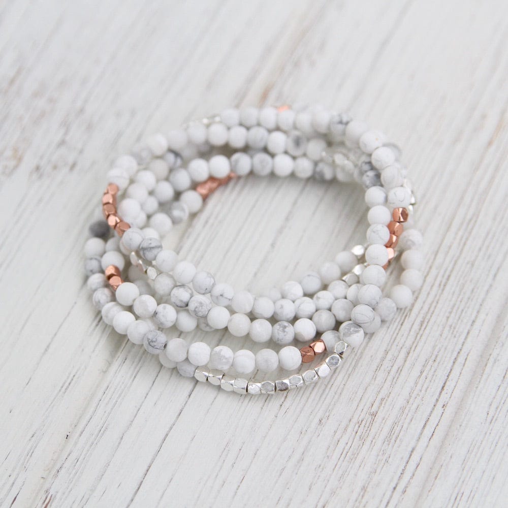 
                      
                        BRC Scout Howlite Wrap Bracelet & Necklace
                      
                    