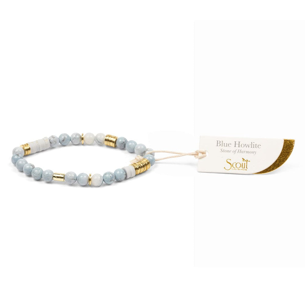 
                  
                    BRC Scout Intermix Stone Stacking Bracelet - Blue Howlite
                  
                