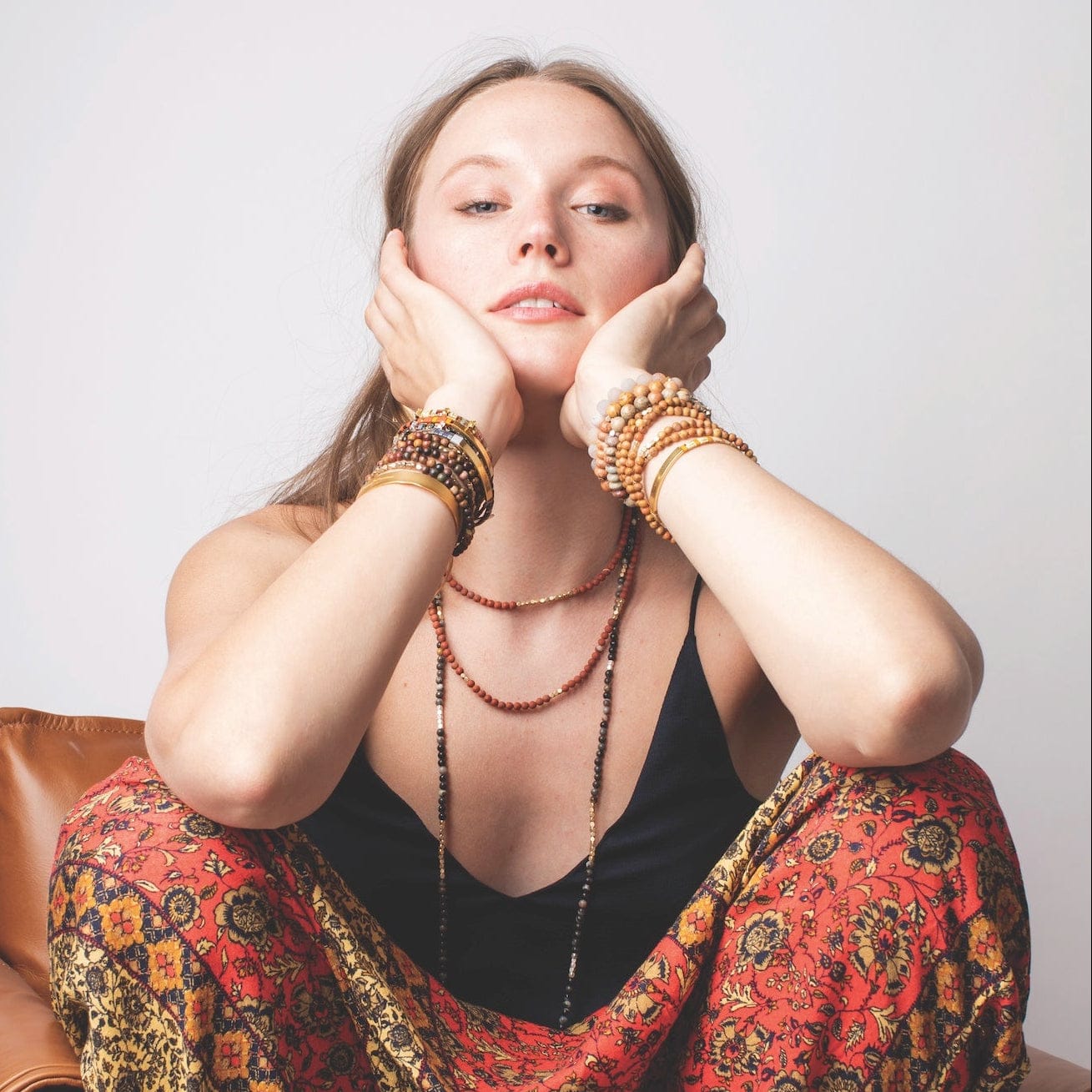 BRC Scout Majestic Jasper Wrap Bracelet & Necklace