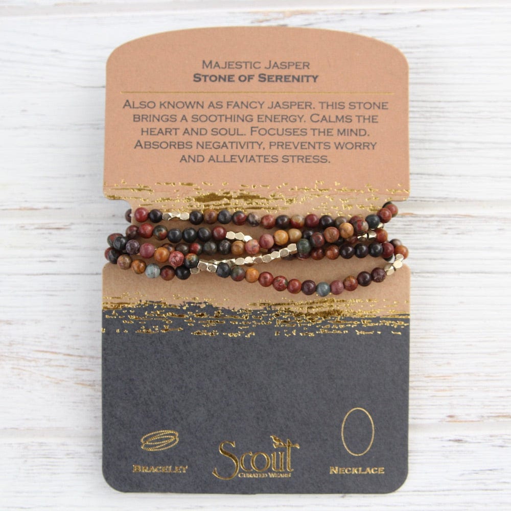 
                      
                        BRC Scout Majestic Jasper Wrap Bracelet & Necklace
                      
                    