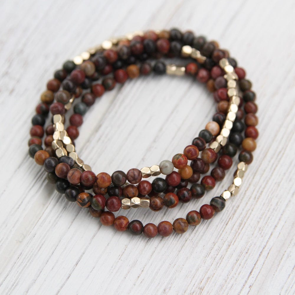 
                      
                        BRC Scout Majestic Jasper Wrap Bracelet & Necklace
                      
                    