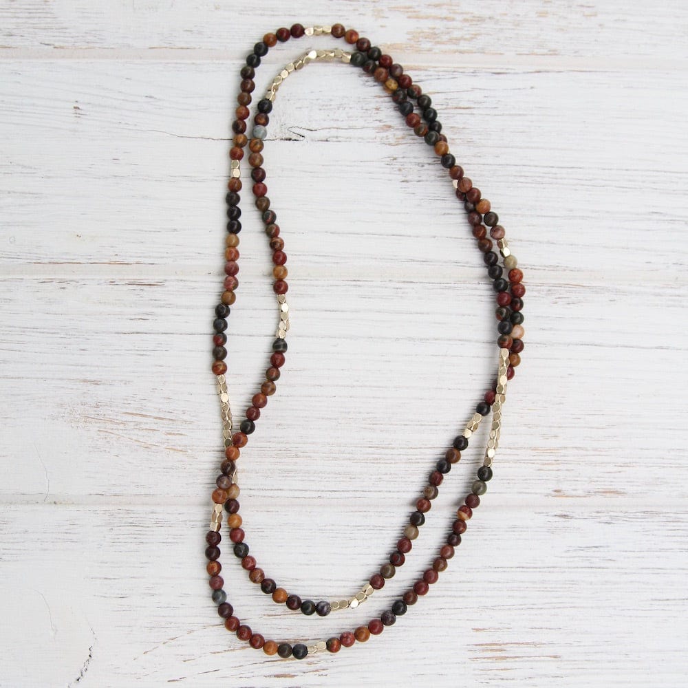 
                      
                        BRC Scout Majestic Jasper Wrap Bracelet & Necklace
                      
                    