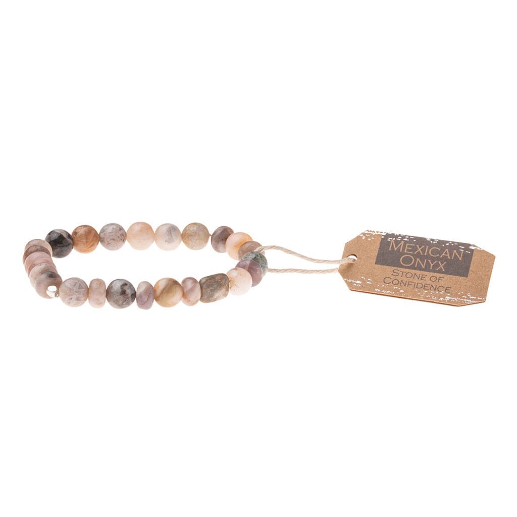 BRC Scout Mexican Onyx Stone Stacking Bracelet