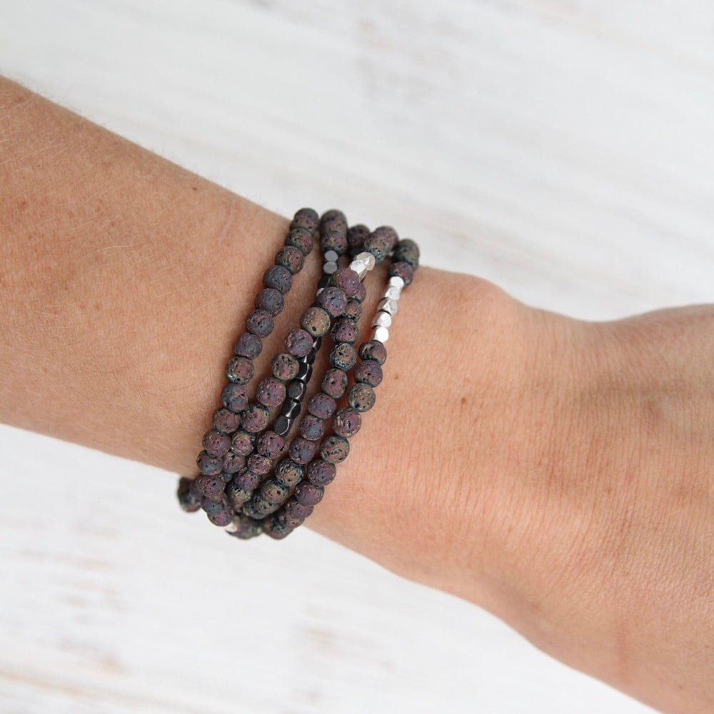 
                      
                        BRC Scout Midnight Rose Lava Wrap Bracelet & Necklace
                      
                    