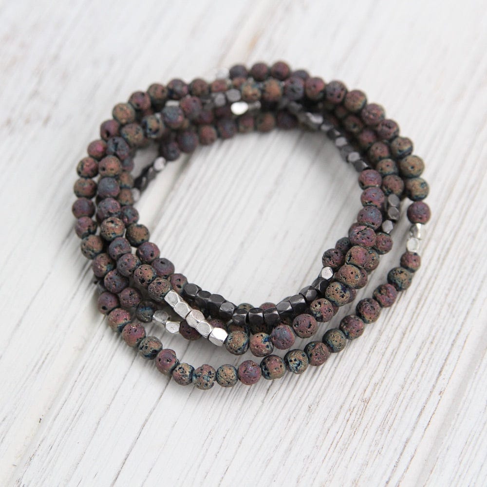 
                      
                        BRC Scout Midnight Rose Lava Wrap Bracelet & Necklace
                      
                    