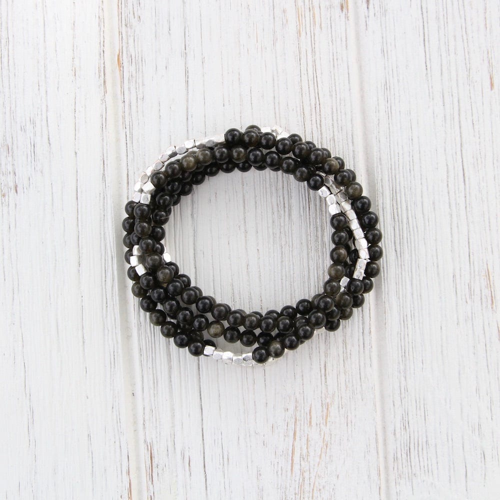 
                  
                    BRC Scout Obsidian Wrap Bracelet & Necklace
                  
                