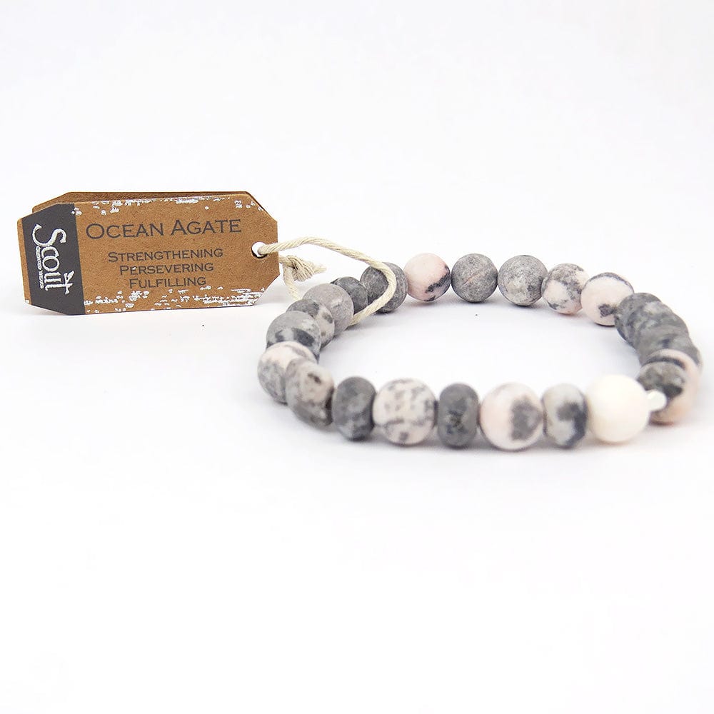 
                      
                        BRC Scout Ocean Agate Stone Stacking Bracelet
                      
                    