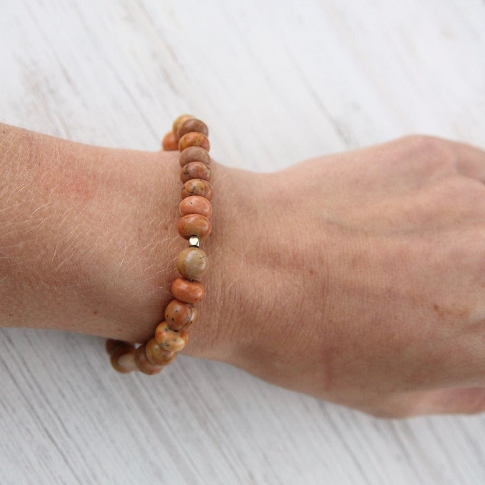 
                      
                        BRC Scout Petrified Wood Stone Stacking Bracelet
                      
                    