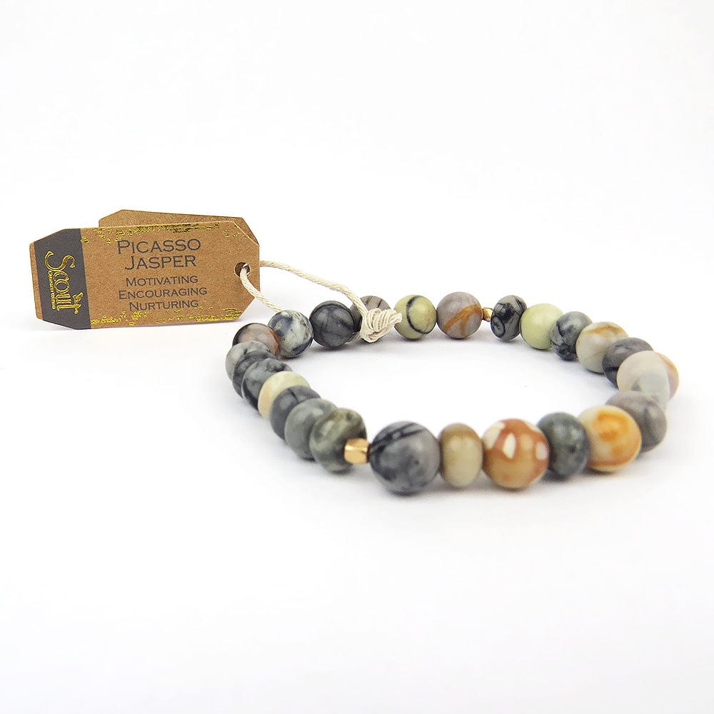 
                      
                        BRC Scout Picasso Jasper Stone Stacking Bracelet
                      
                    