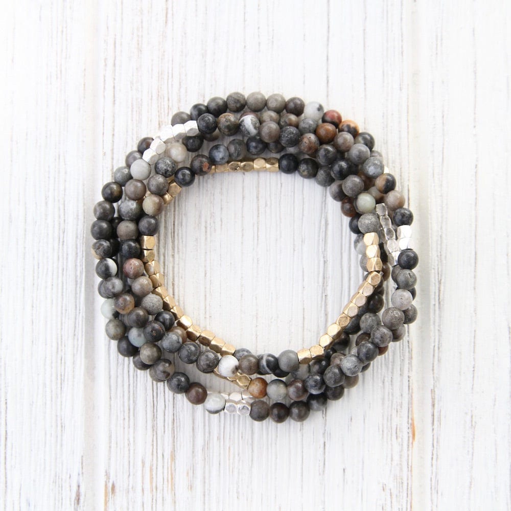 
                      
                        BRC Scout Picasso Jasper Wrap Bracelet & Necklace
                      
                    