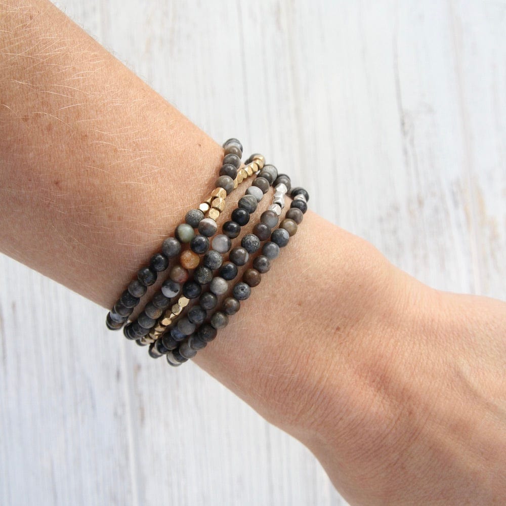 BRC Scout Picasso Jasper Wrap Bracelet & Necklace