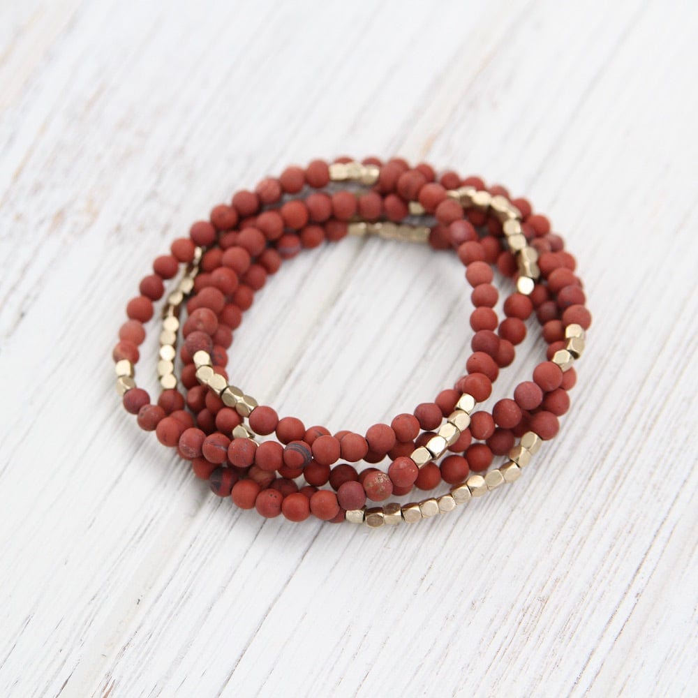 
                  
                    BRC Scout Red Jasper Wrap Bracelet & Necklace
                  
                