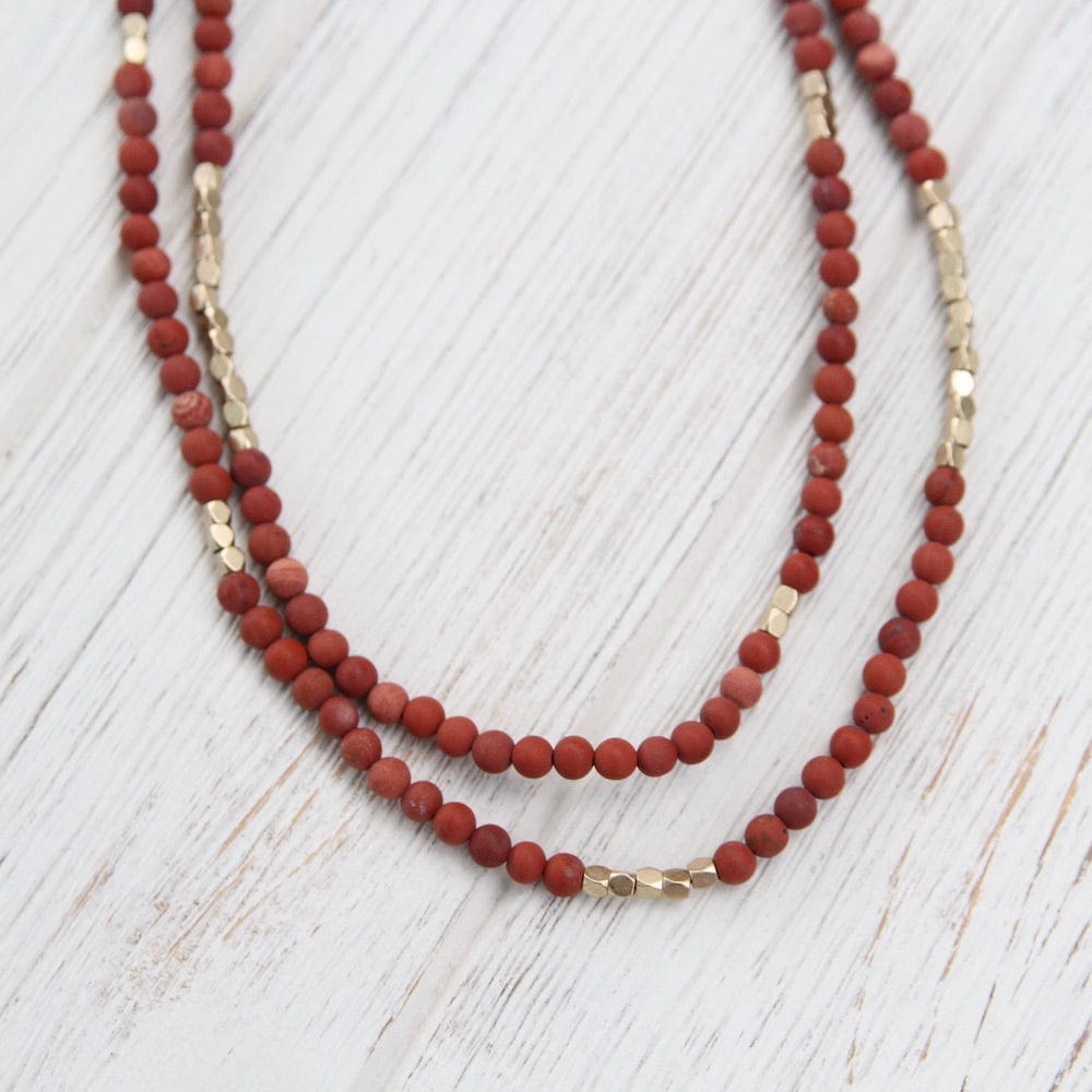 
                  
                    BRC Scout Red Jasper Wrap Bracelet & Necklace
                  
                