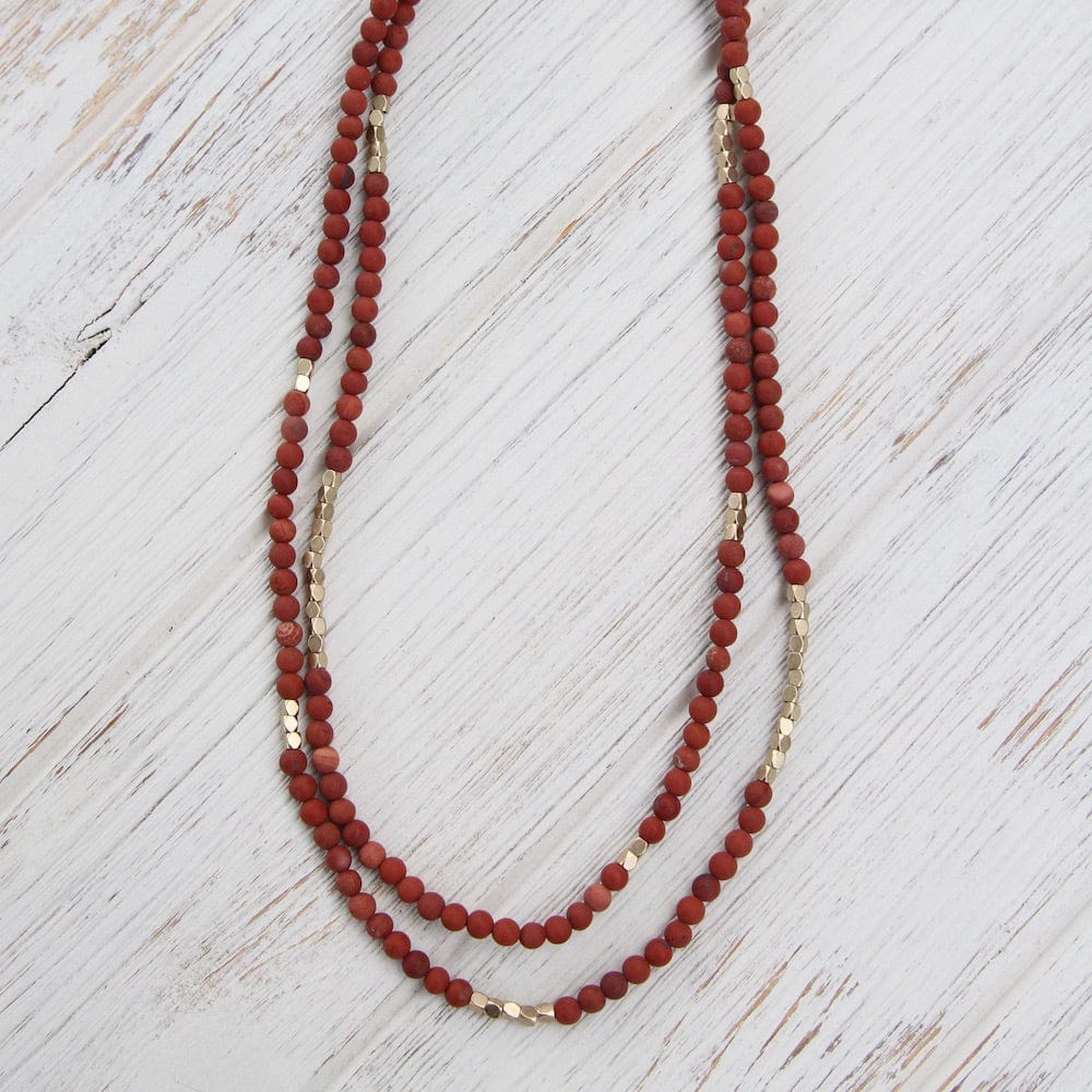 
                  
                    BRC Scout Red Jasper Wrap Bracelet & Necklace
                  
                