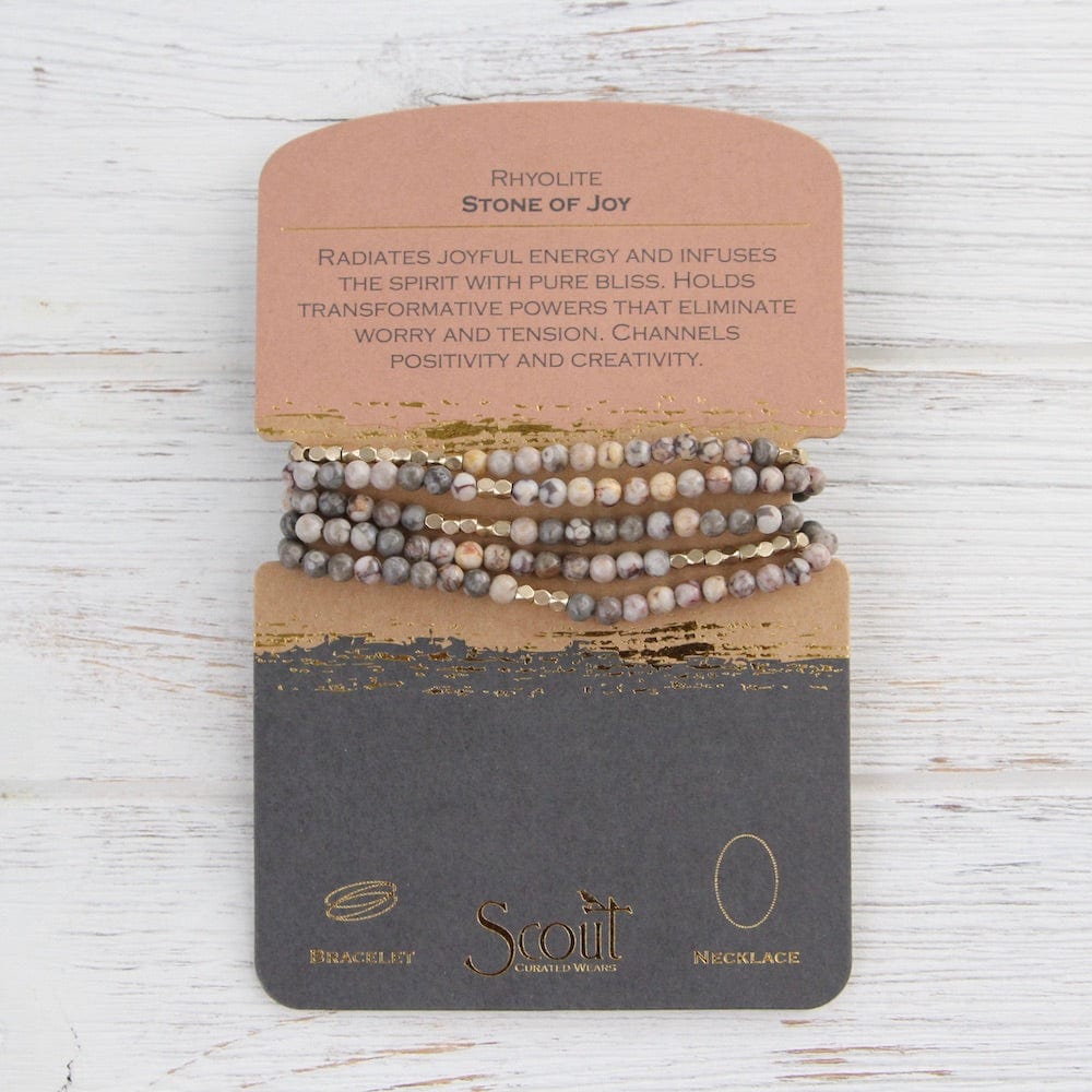 
                      
                        BRC Scout Rhyolite Wrap Bracelet & Necklace
                      
                    