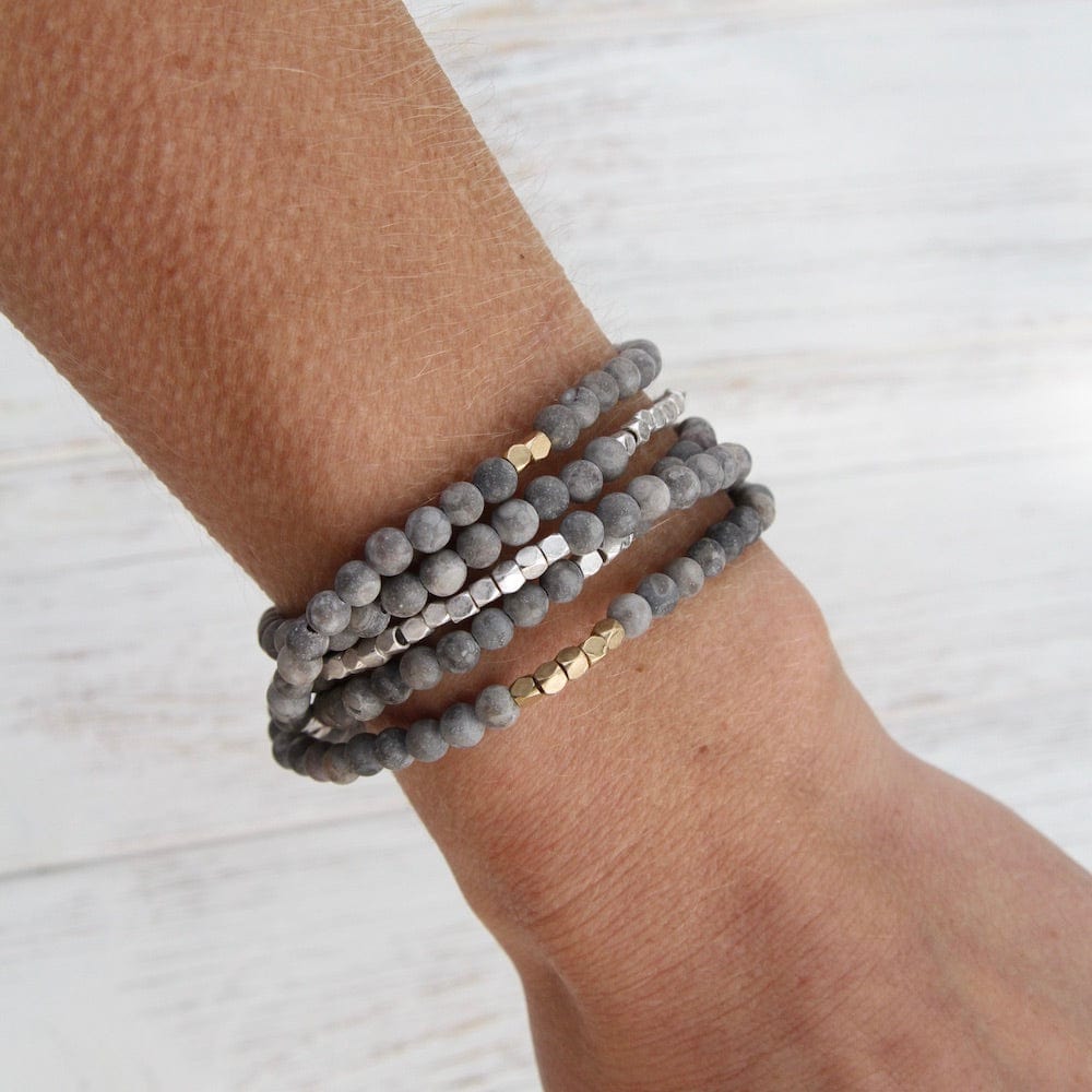 BRC Scout River Stone Wrap Bracelet & Necklace