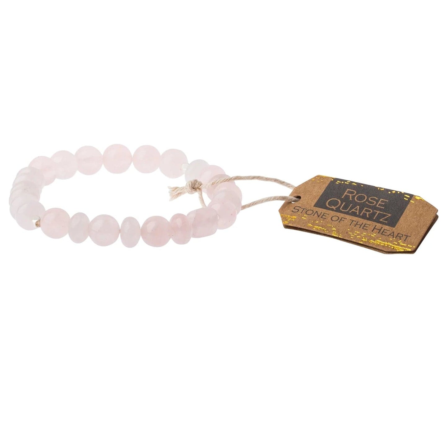 Scout Rose Quartz Stone Stacking Bracelet – Dandelion Jewelry
