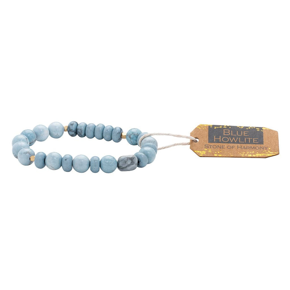 
                  
                    BRC Scout Stone Stack Bracelet Blue Howlite - Stone of
                  
                