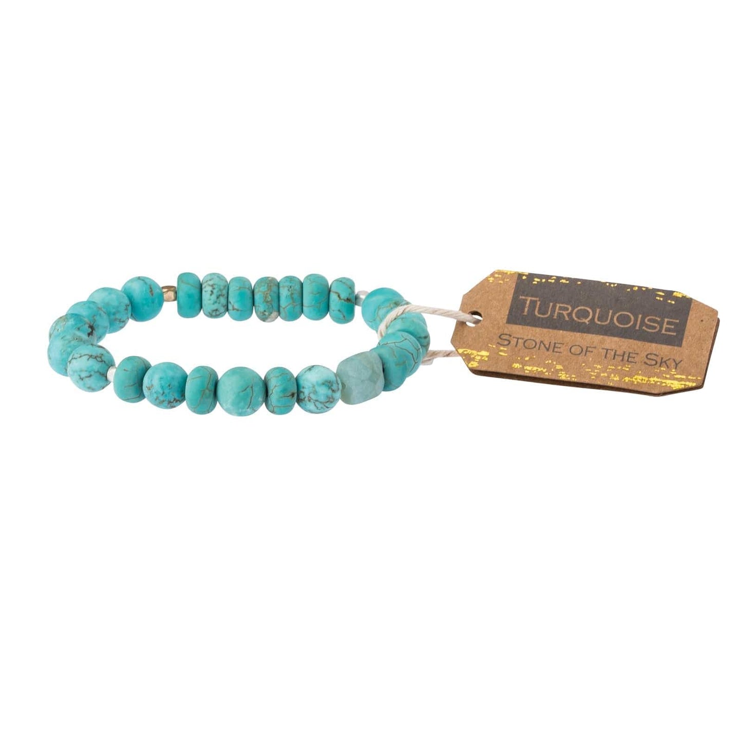 BRC Scout Turquoise Stone Stacking Bracelet