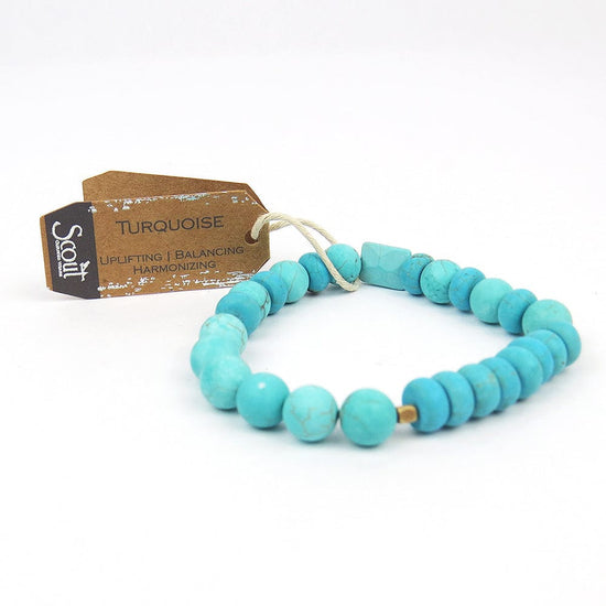 BRC Scout Turquoise Stone Stacking Bracelet