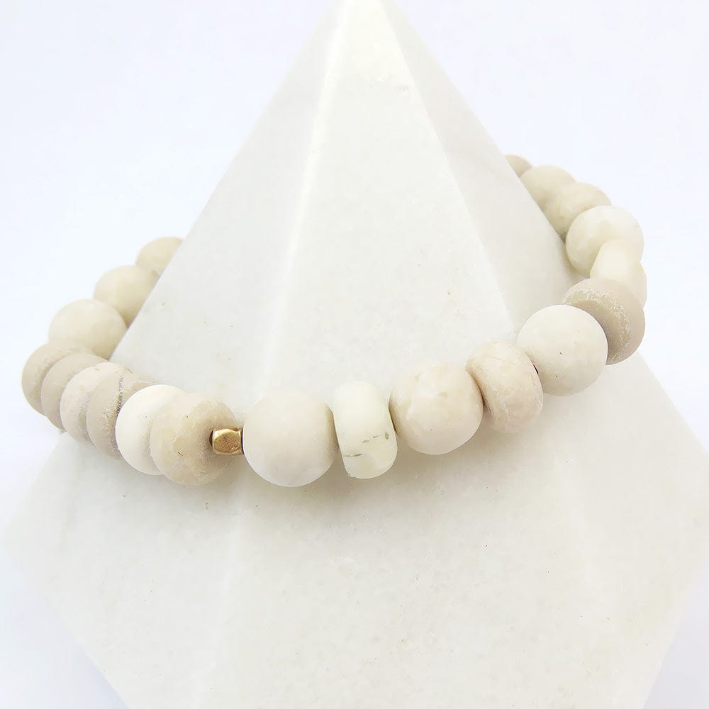 
                  
                    BRC Scout White Fossil Stone Stacking Bracelet
                  
                