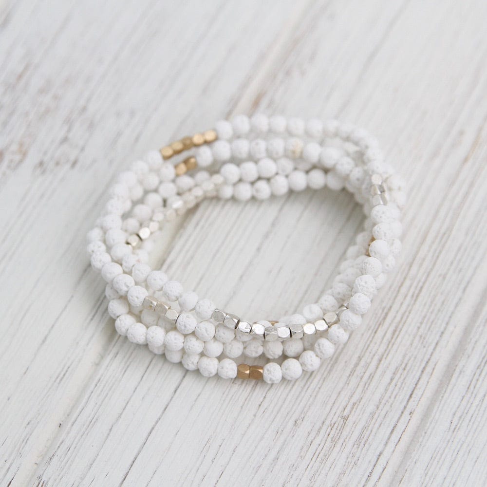 
                  
                    BRC Scout White Lava Wrap Bracelet & Necklace
                  
                