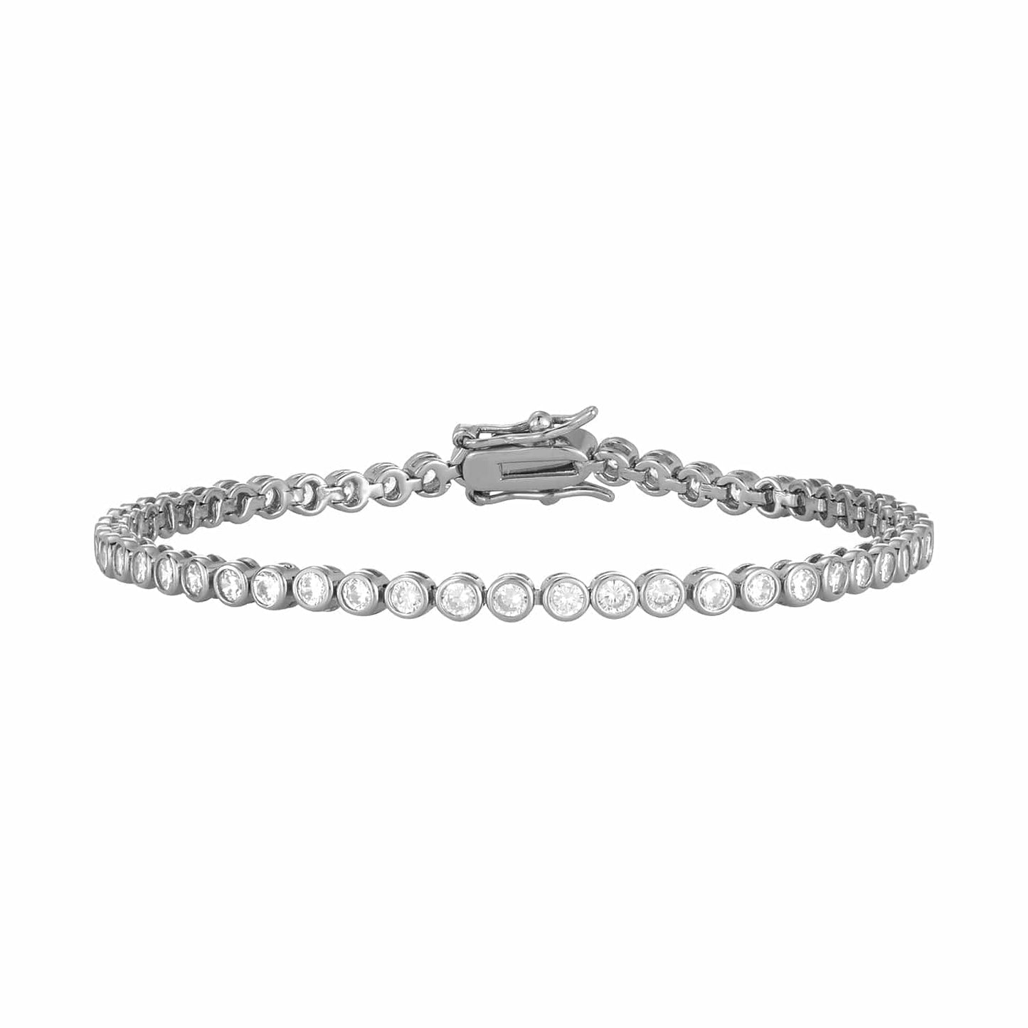 BRC Silver Adeline Tennis Bracelet