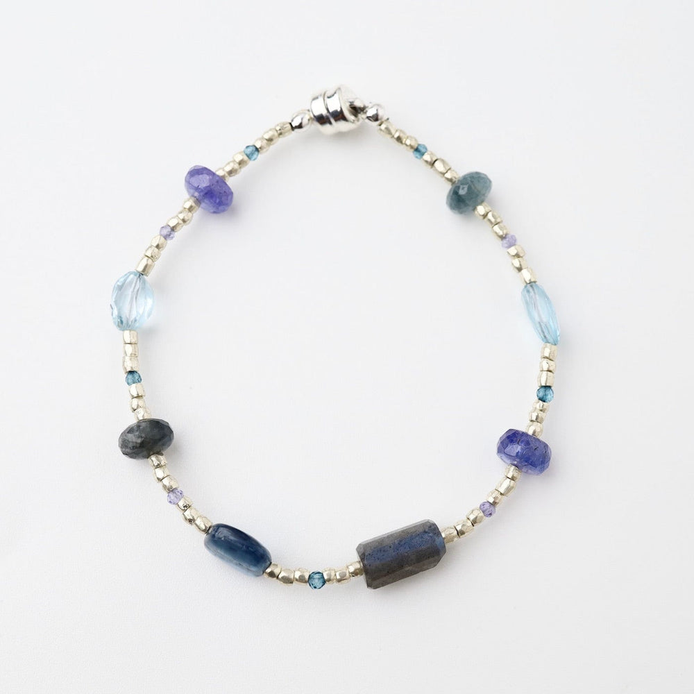 
                  
                    BRC Silver Blue Mix Magnetic Clasp Bracelet
                  
                