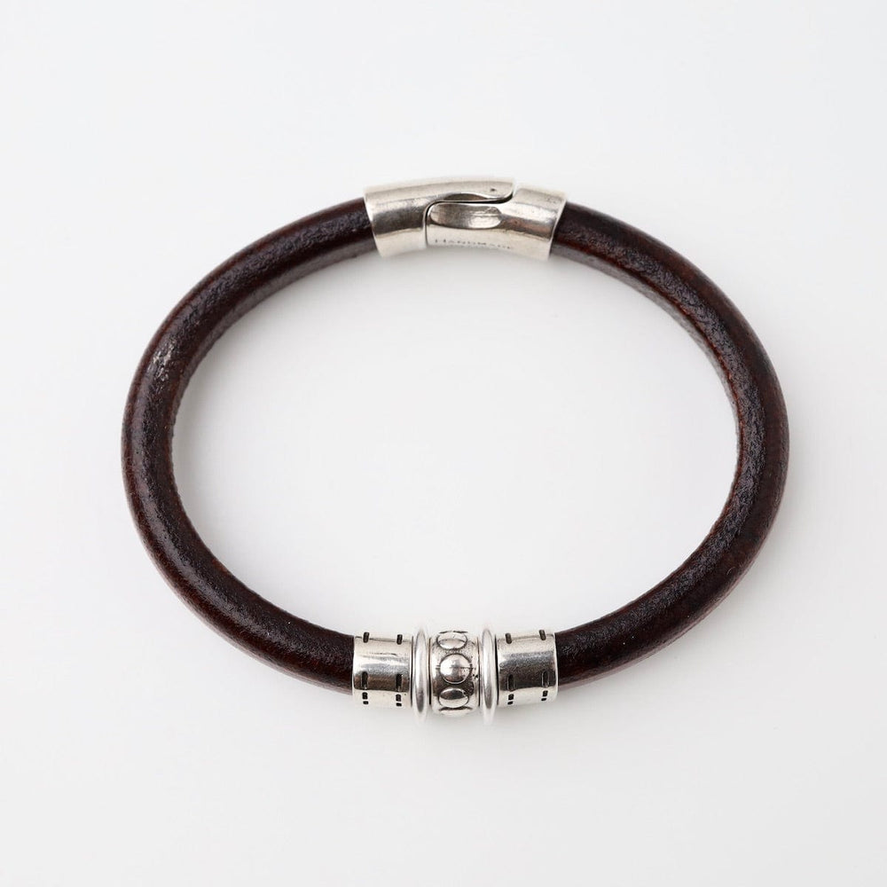 
                  
                    BRC Silver Chrome Leather Bracelet
                  
                