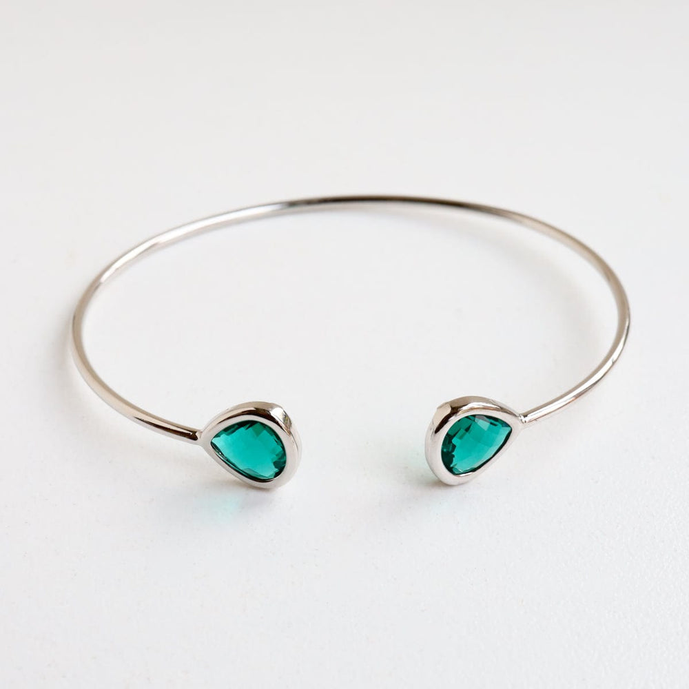 
                      
                        BRC Silver Emerald Bracelet
                      
                    