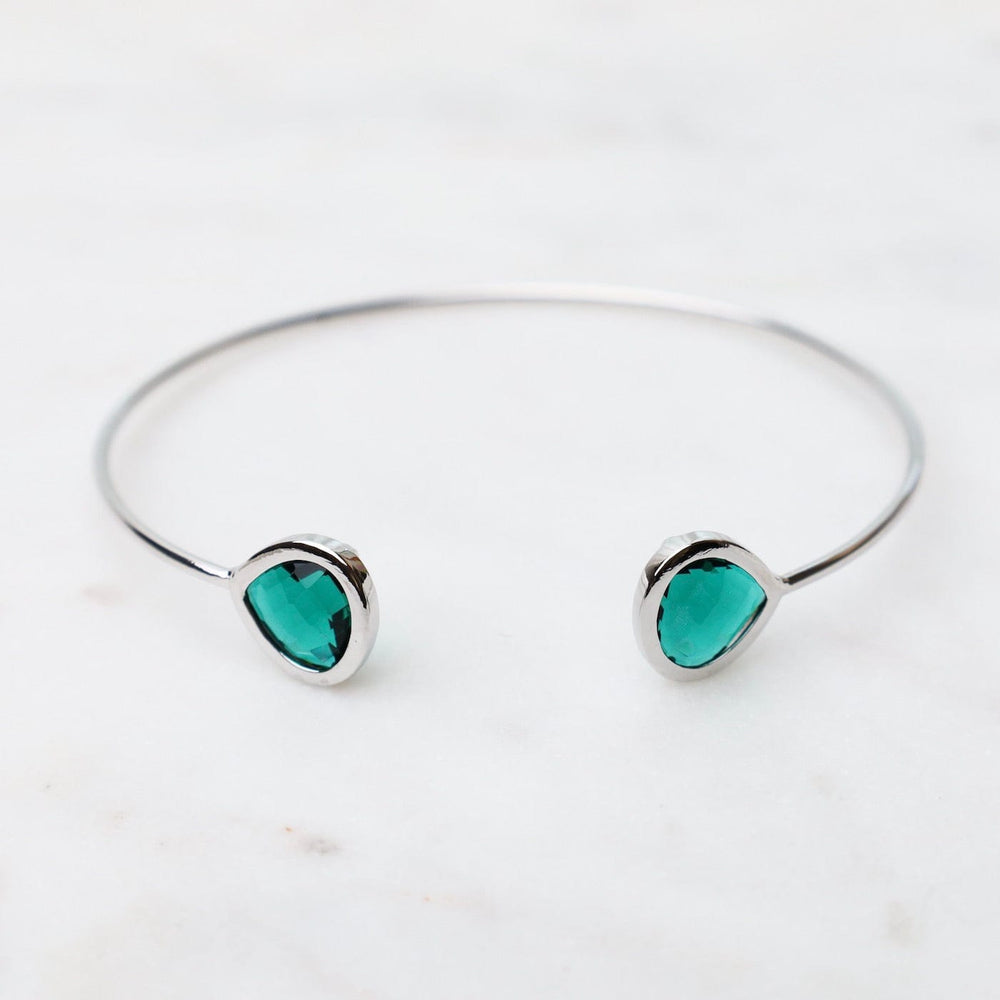 
                      
                        BRC Silver Emerald Bracelet
                      
                    