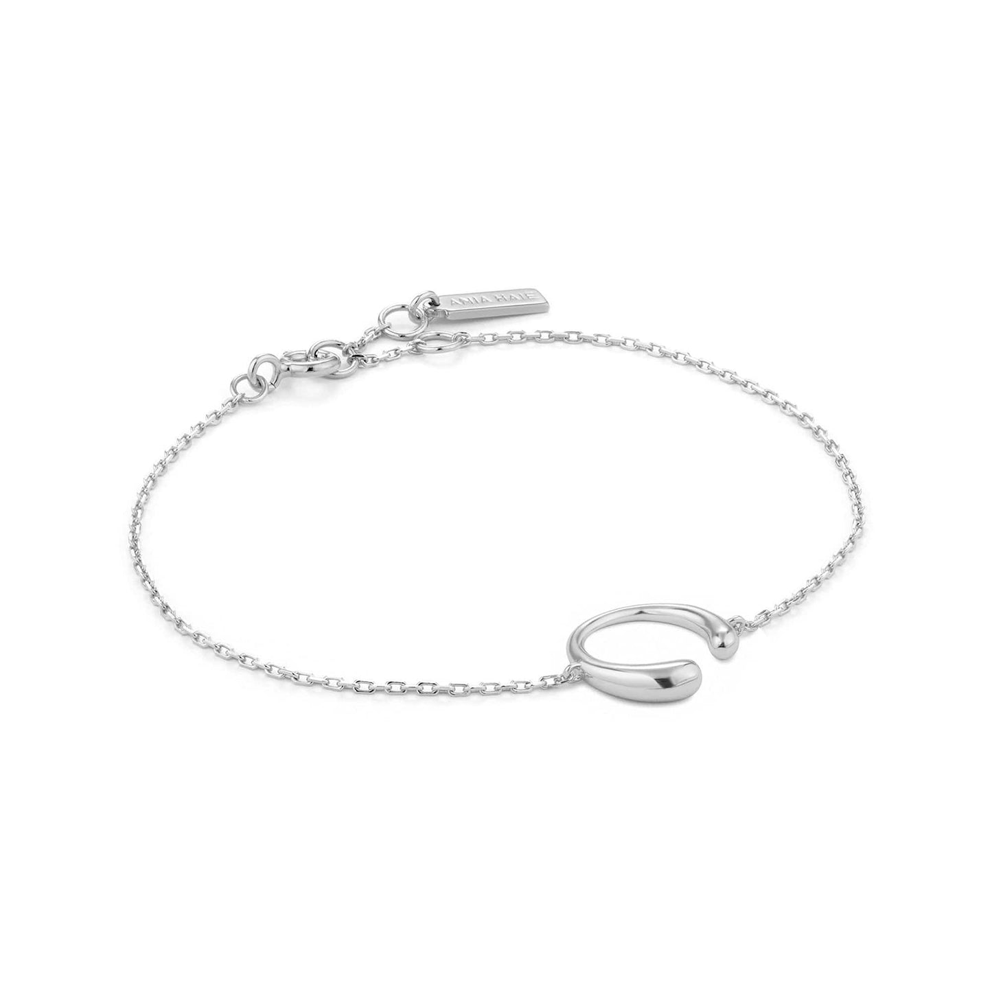 BRC Silver Luxe Curve Bracelet