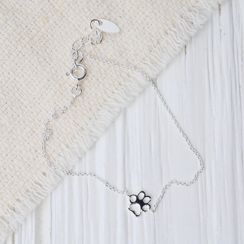 
                  
                    BRC Silver Paw Print on Fine Chain Bracelet
                  
                