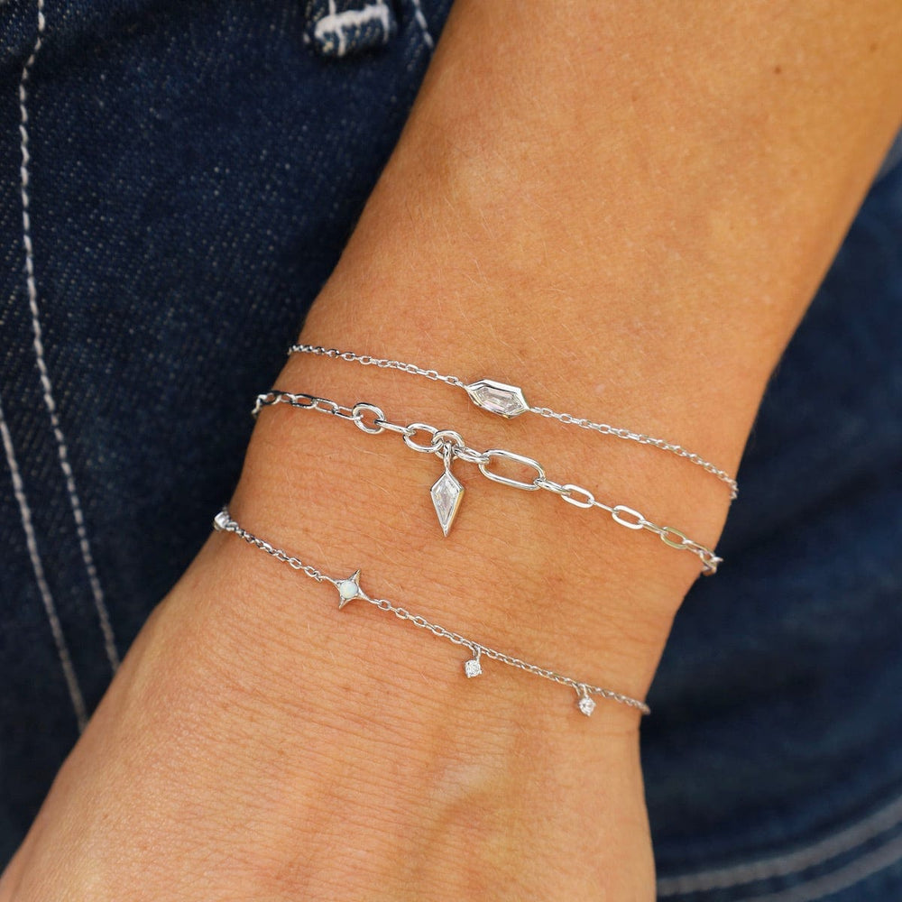 
                      
                        BRC Silver Sparkle Emblem Chain Bracelet
                      
                    